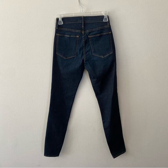 FRAME Le High Skinny Dark Rinse Woman's Jeans - Picture 2 of 7
